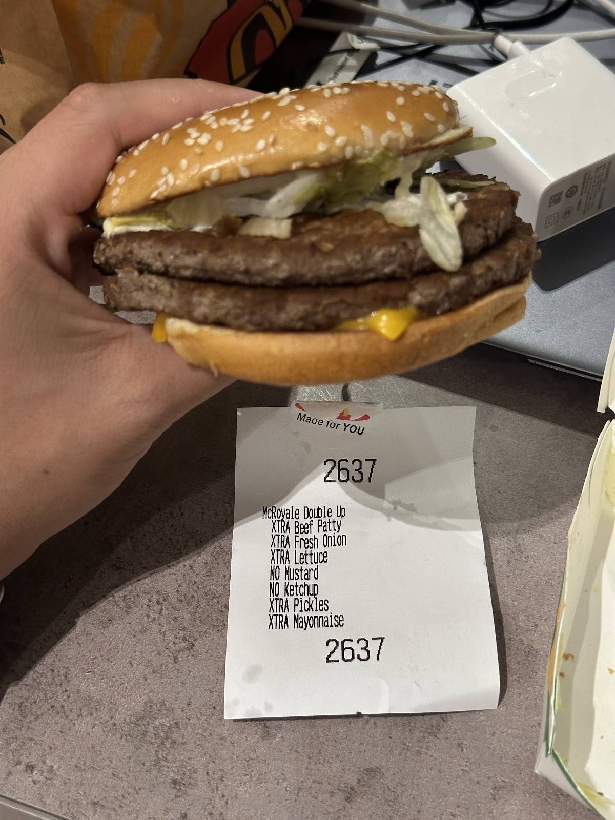 McDonald's ماكدونالدز меню