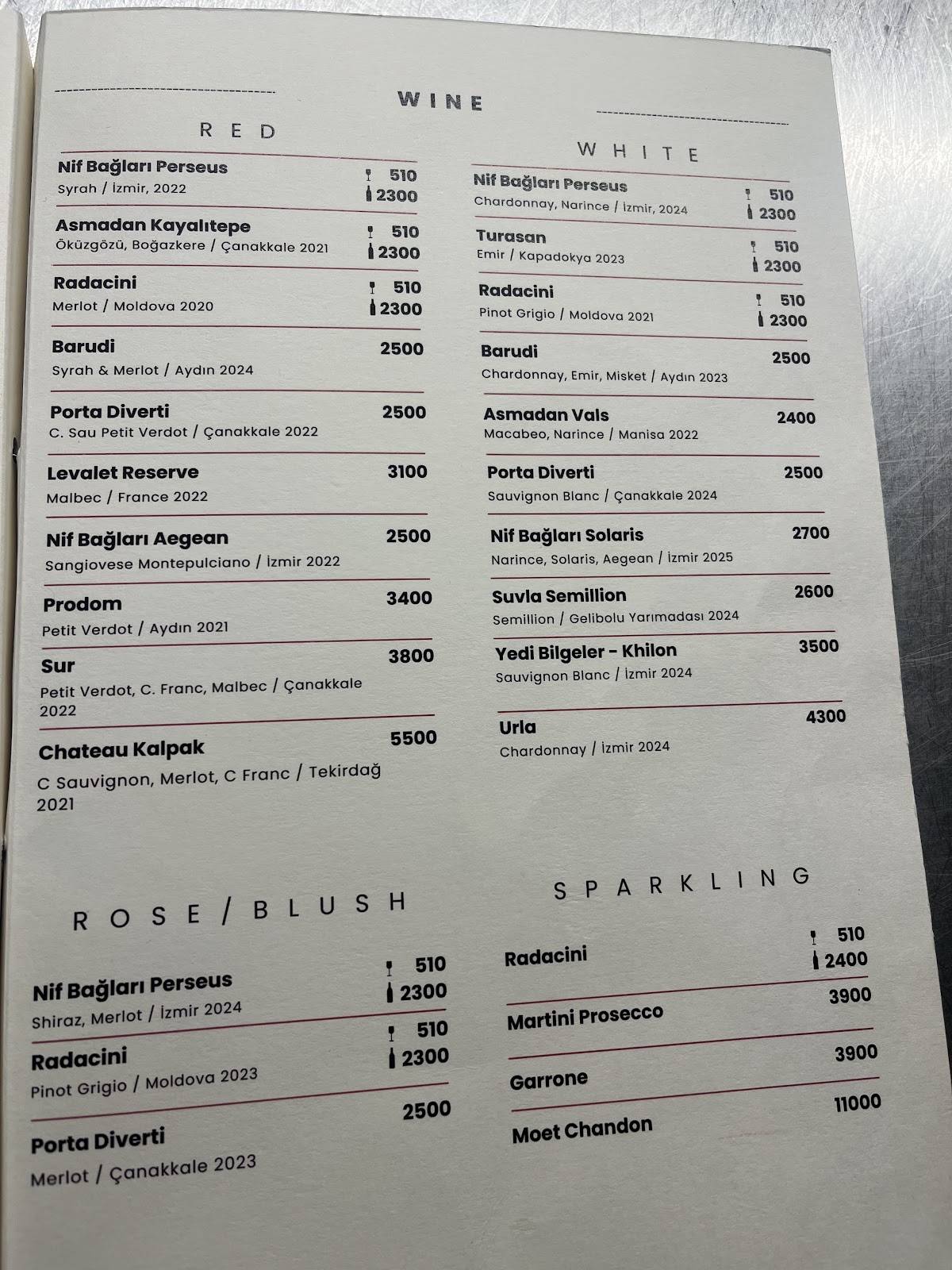 Mellow Kitchen & Cocktails меню