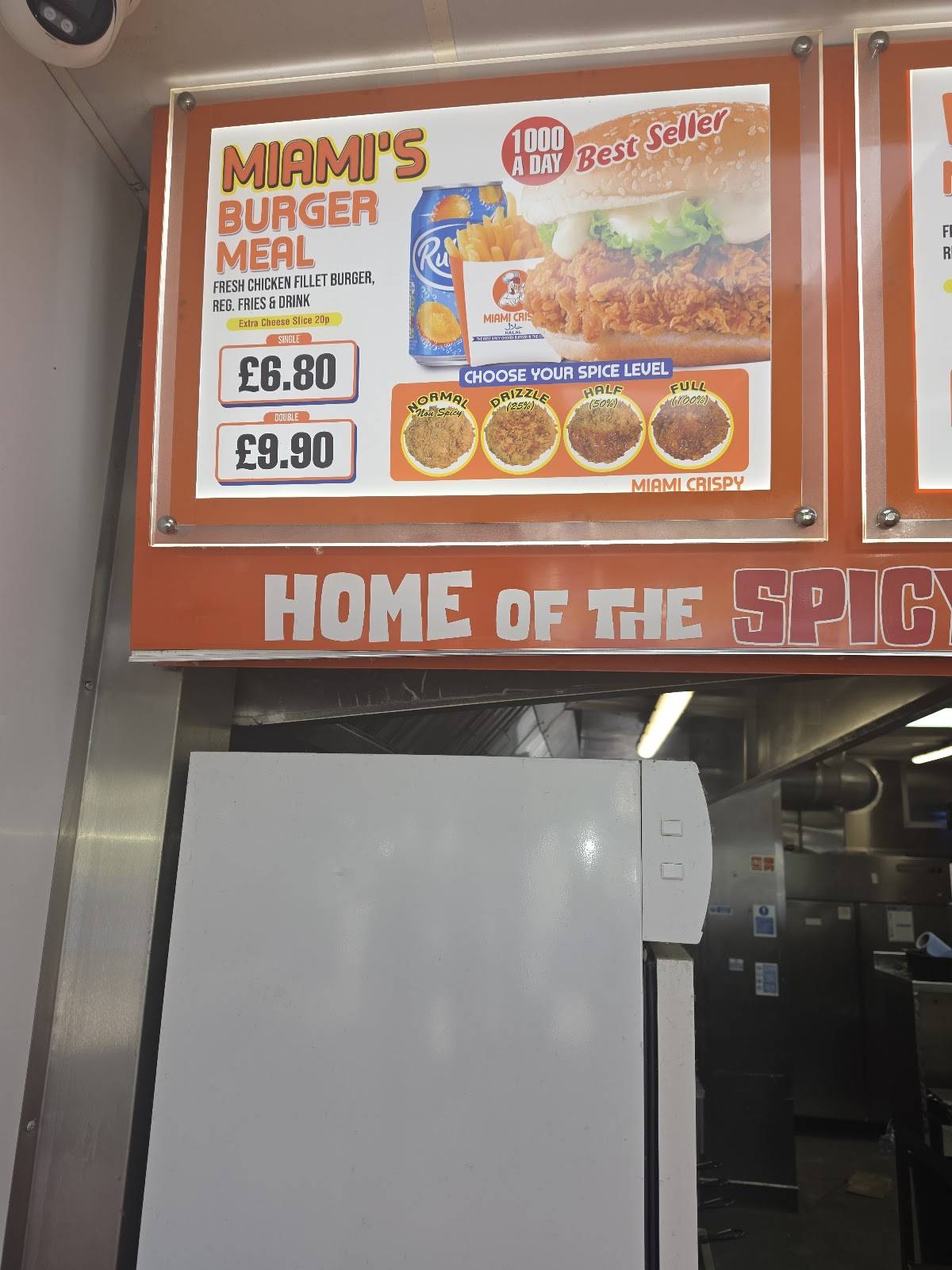 Miami Crispy Rochdale меню