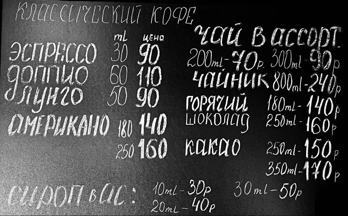 Moloko coffee меню
