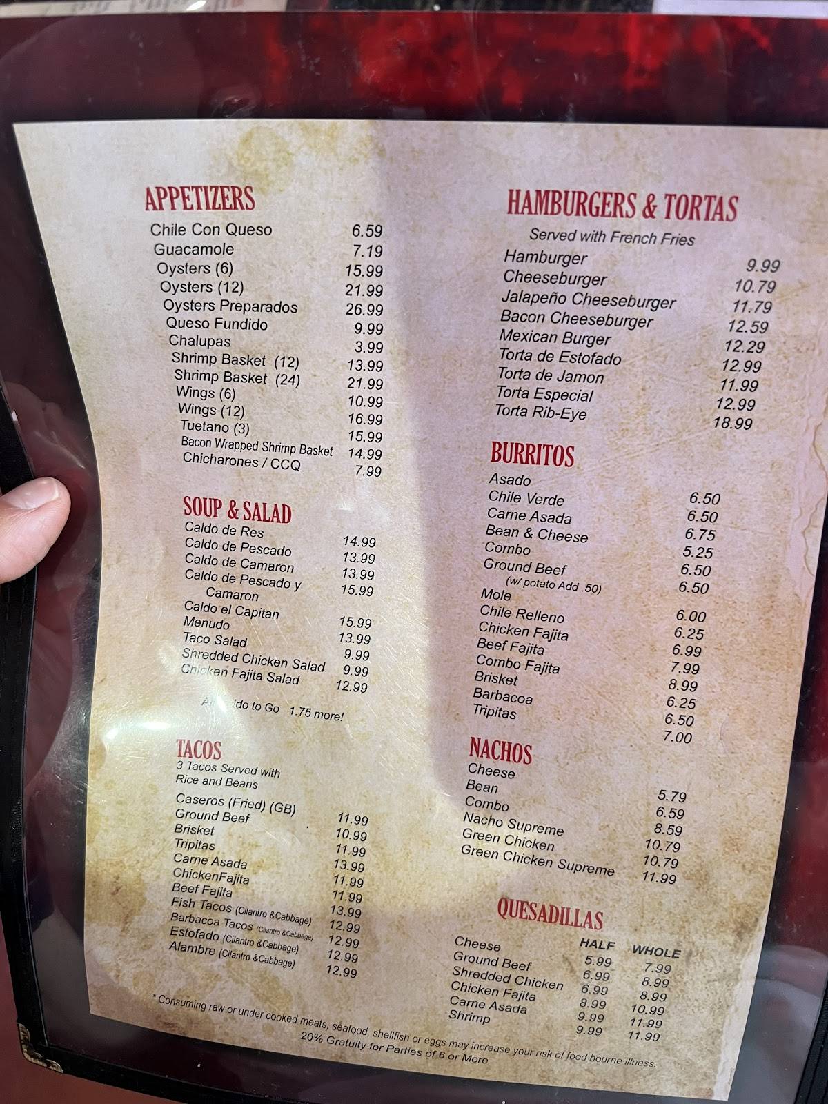 Montecito Bar & Grill меню