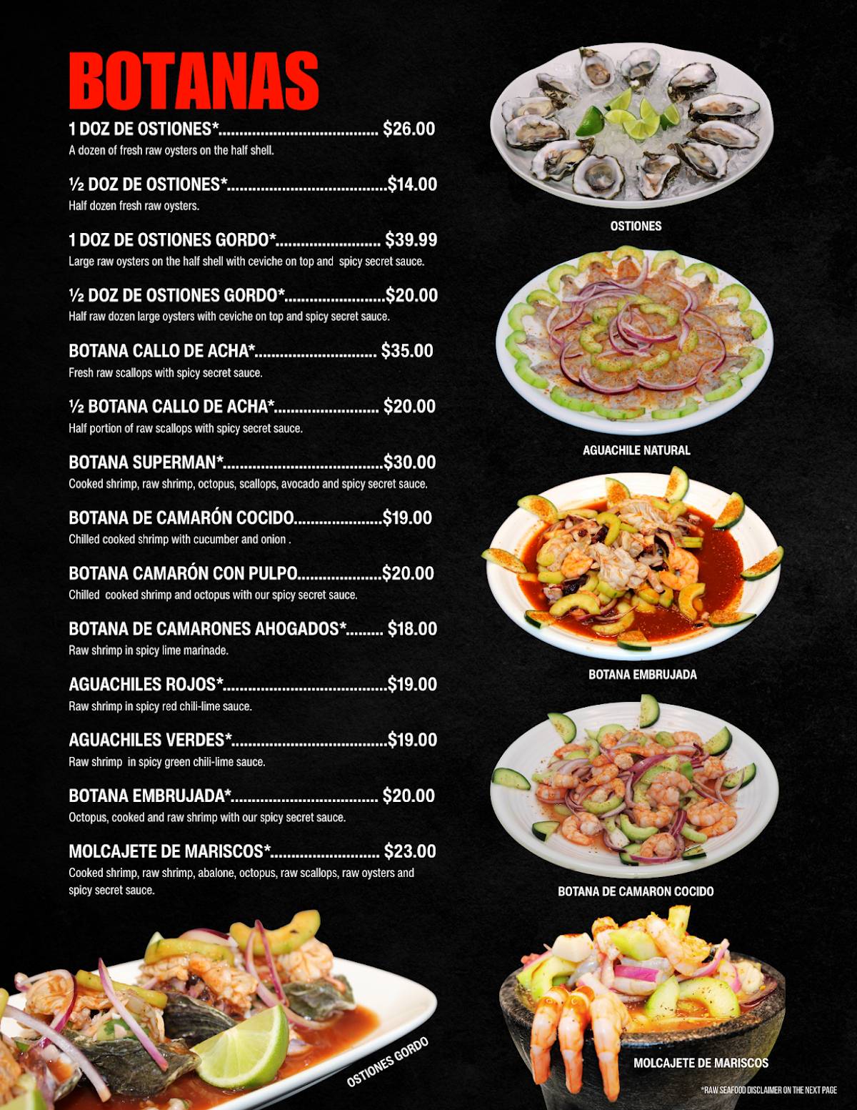 Panchi’s Restaurant меню