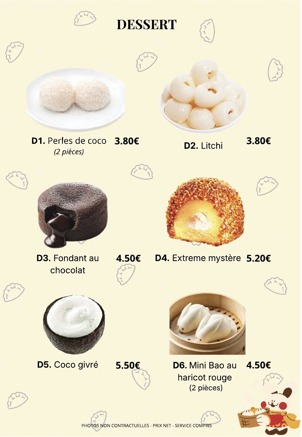 Potes & Raviolis меню