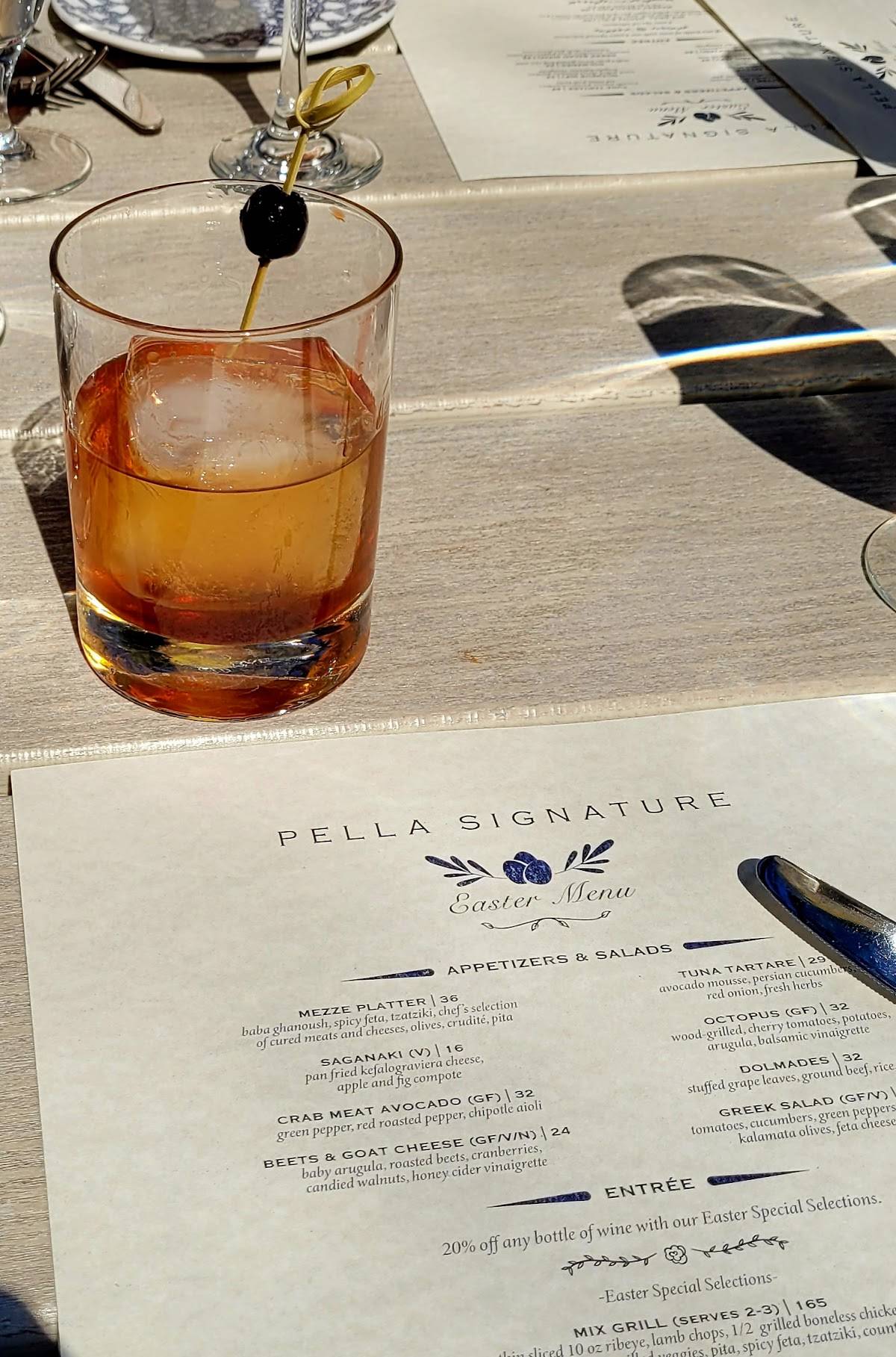 Pella Signature меню