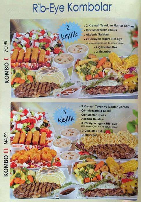 Supper Club, Kuruçeşme меню
