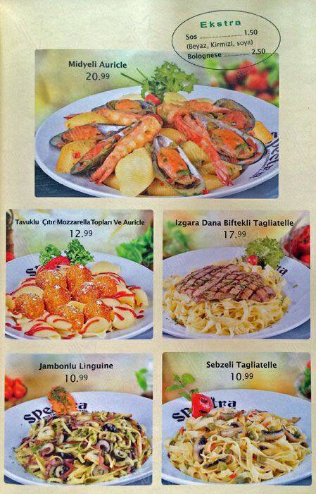 Supper Club, Kuruçeşme меню