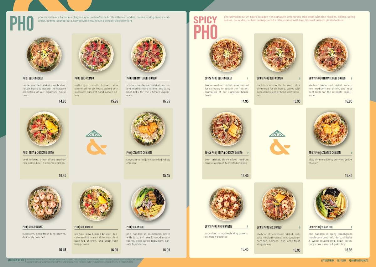 Pho & Co Sydenham меню