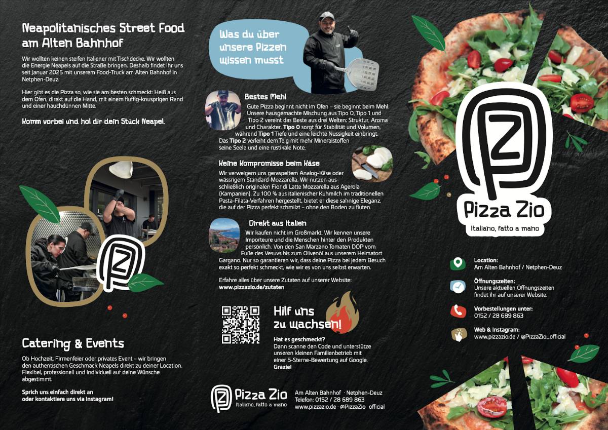 Pizza Zio меню