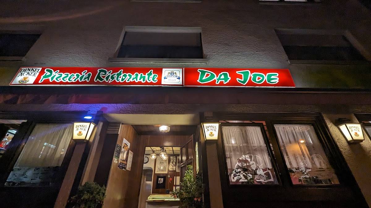 Pizzeria Ristorante Da Joe меню