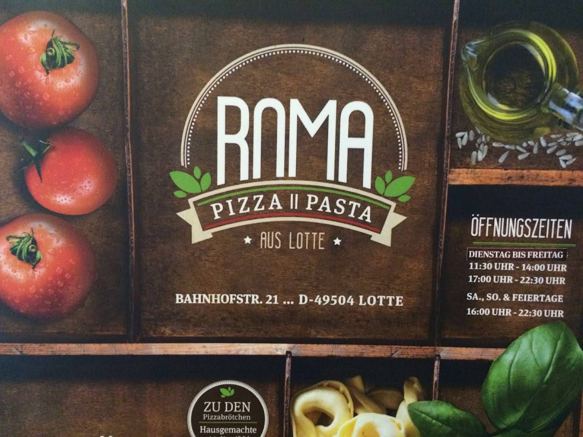 Pizzeria Roma Lotte меню