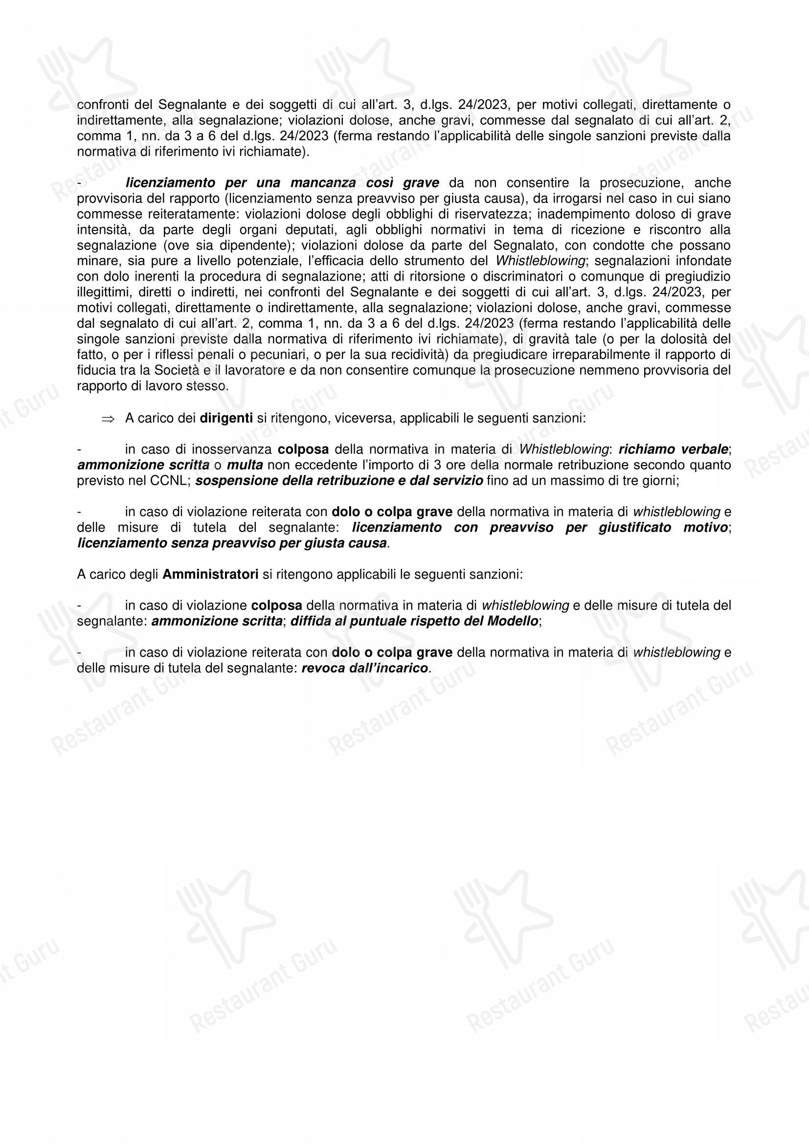 Меню ресторана Pizzium - Rimini - 菜单