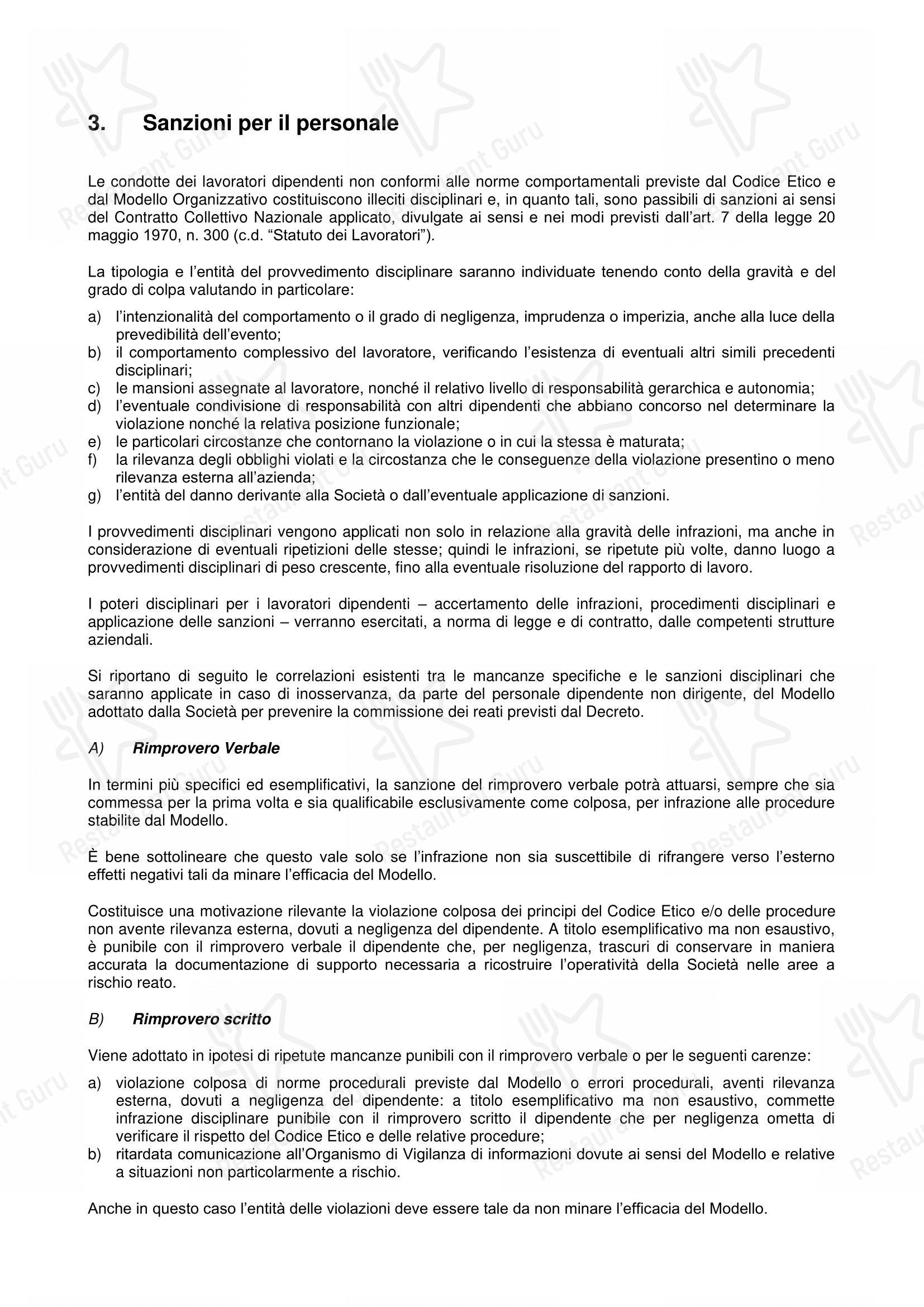 菜单 ресторана Pizzium - Rimini в Римини