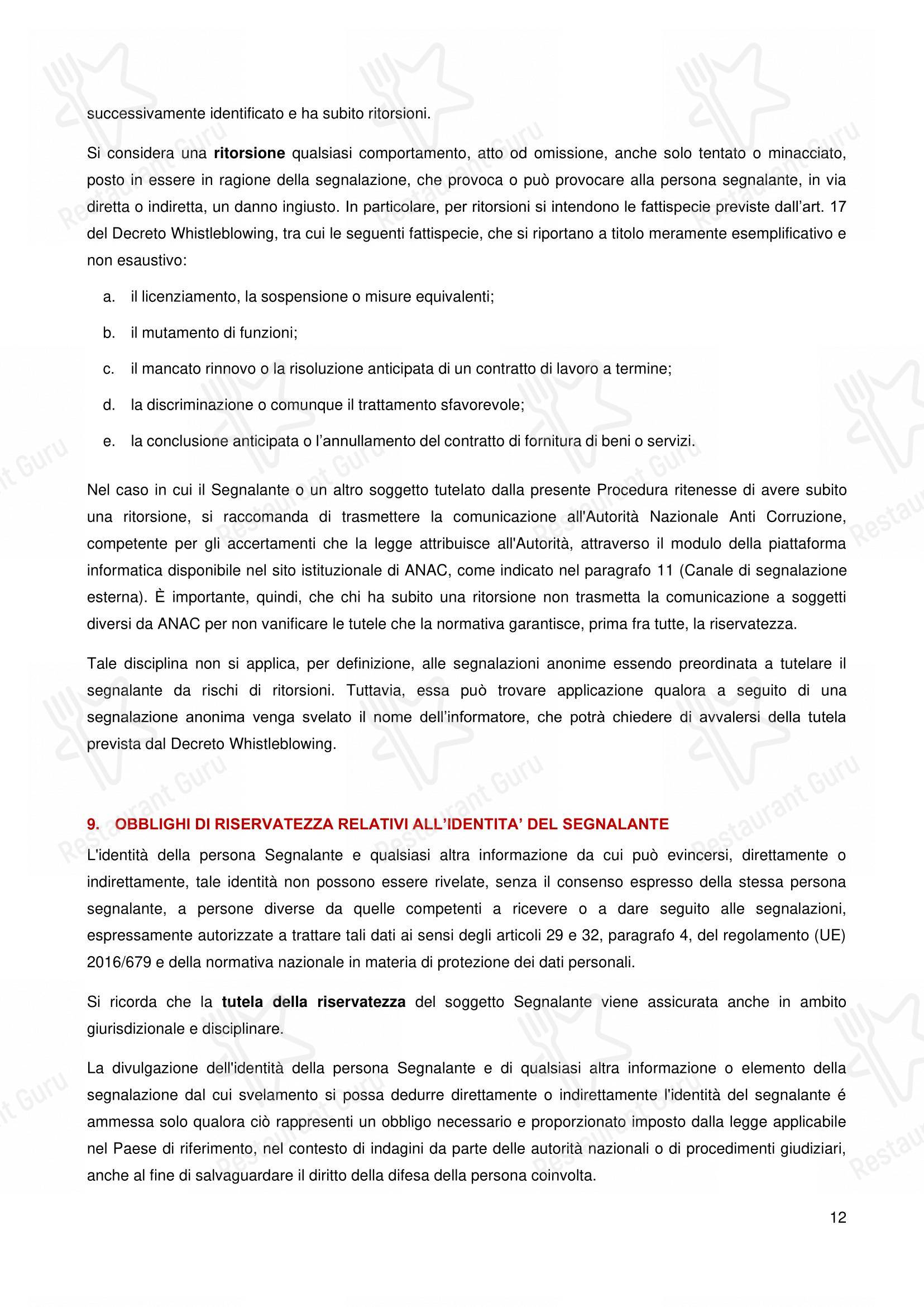 Pizzium - Rimini в Римини - Меню напитков
