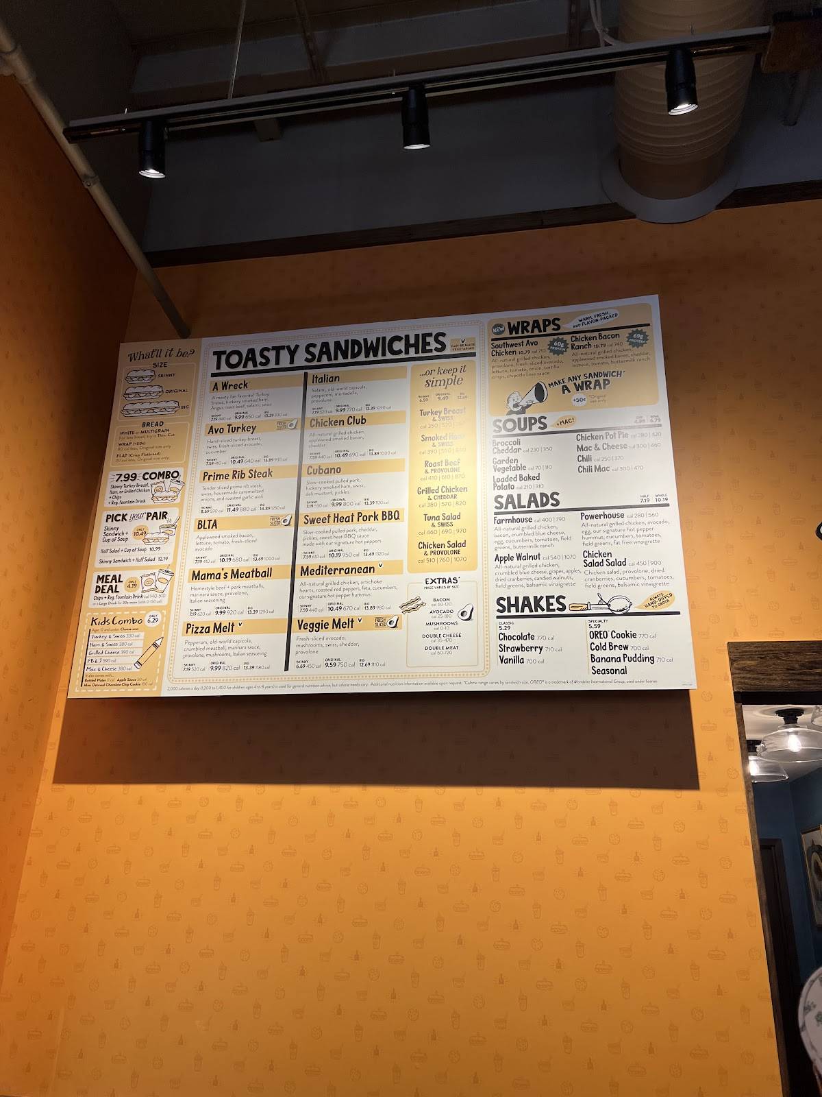 Potbelly меню