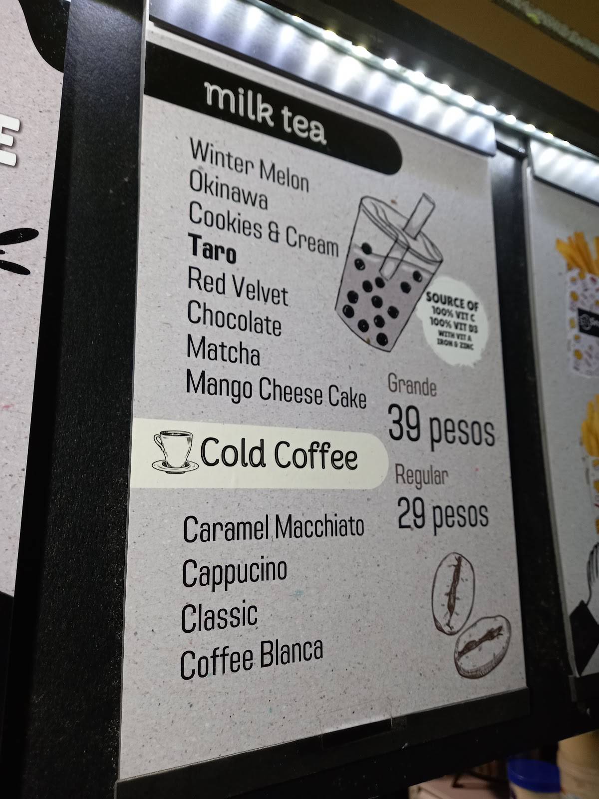 SnackRush меню