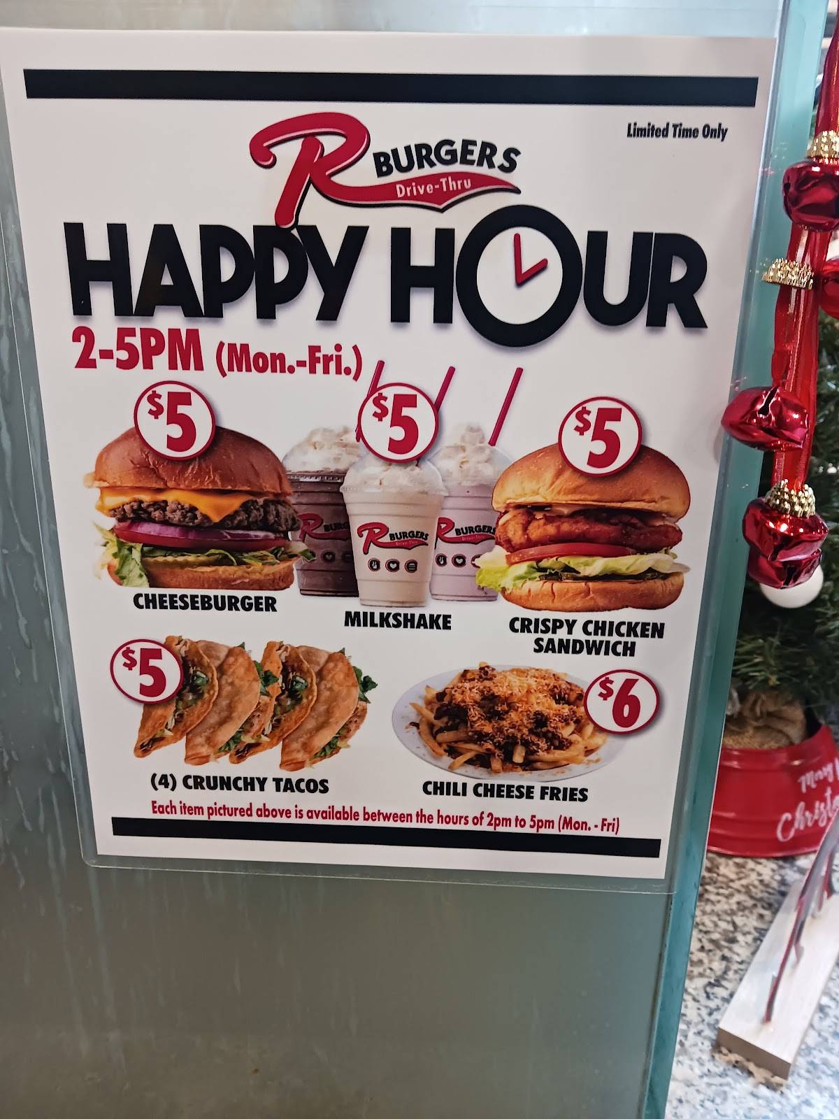 R Burgers меню