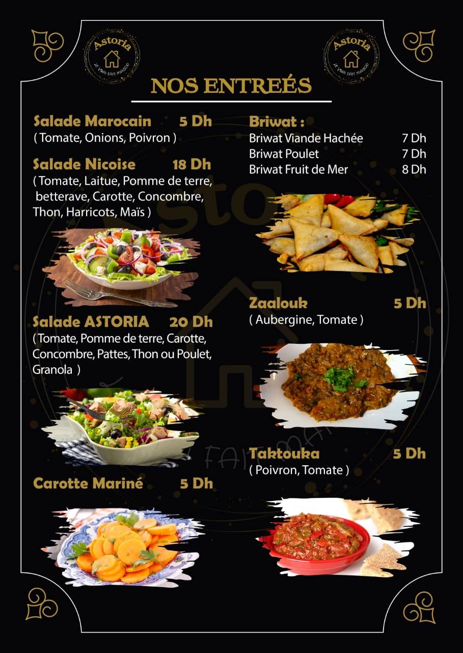 ASTORIA Café&Restaurant меню