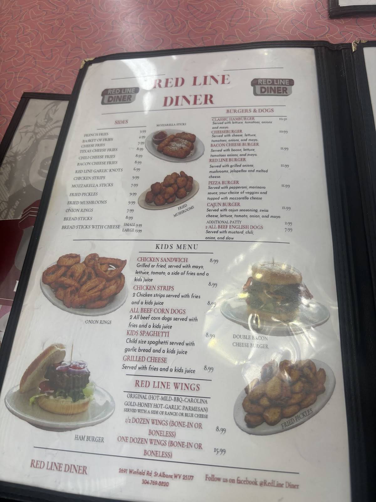Red Line Diner меню