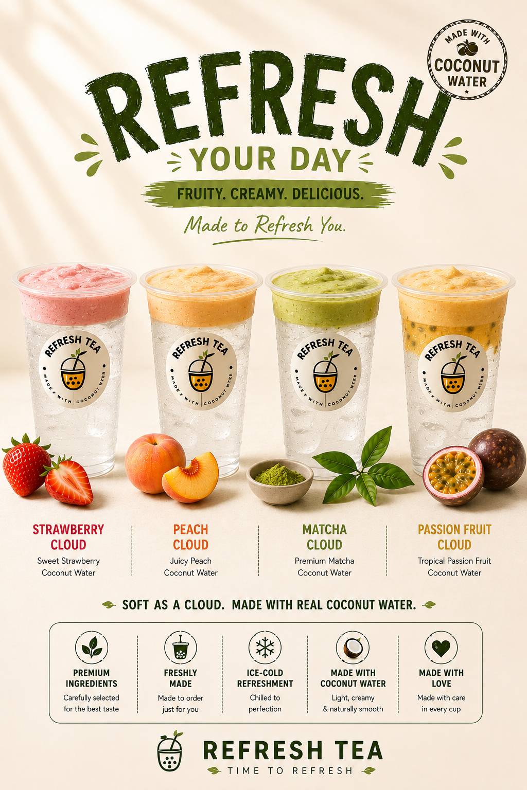 Refresh Tea меню