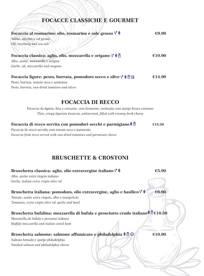 Castello di Norcia - Ristorante Italiano Pizzeria меню