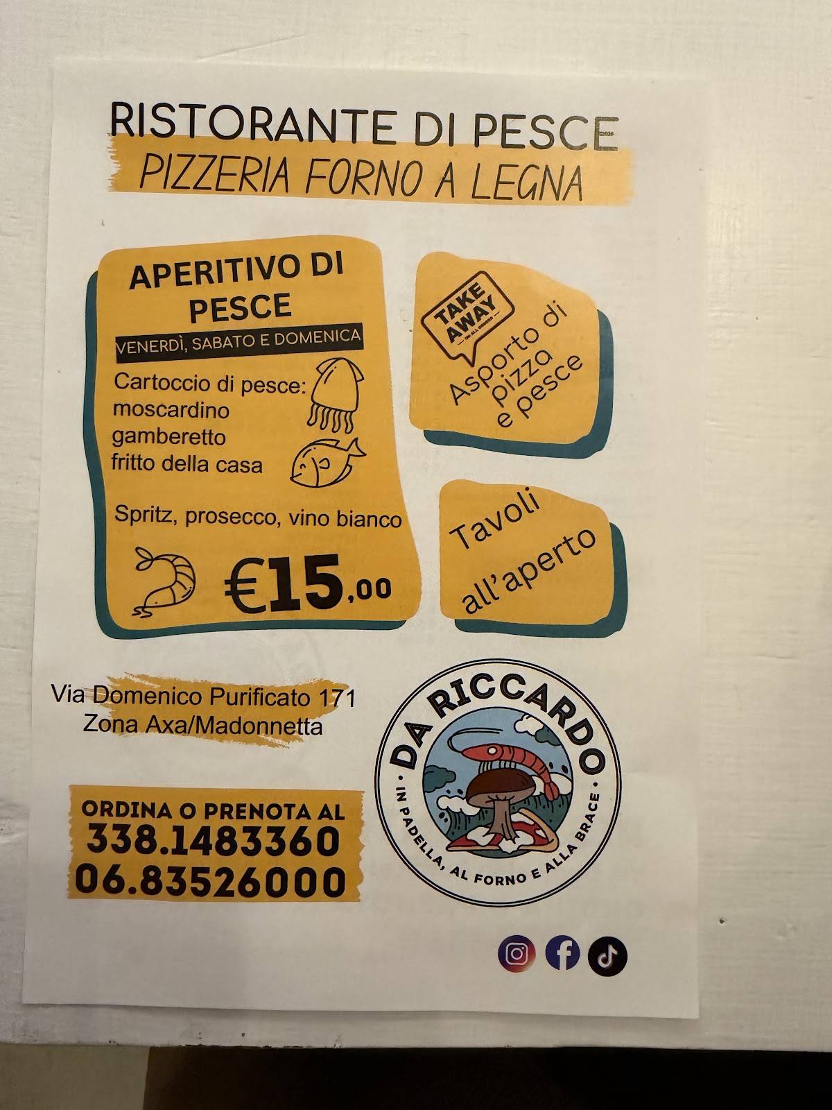 Da Riccardo меню
