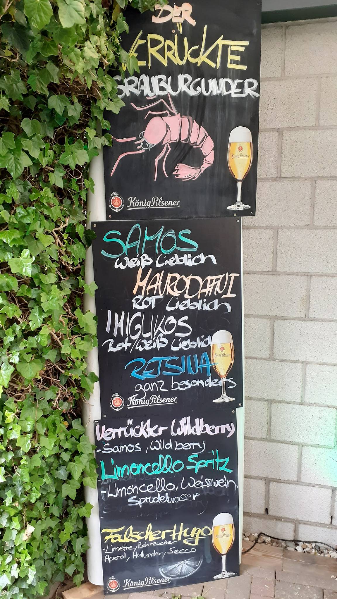Restaurant "Die verrückte Krabbe" меню