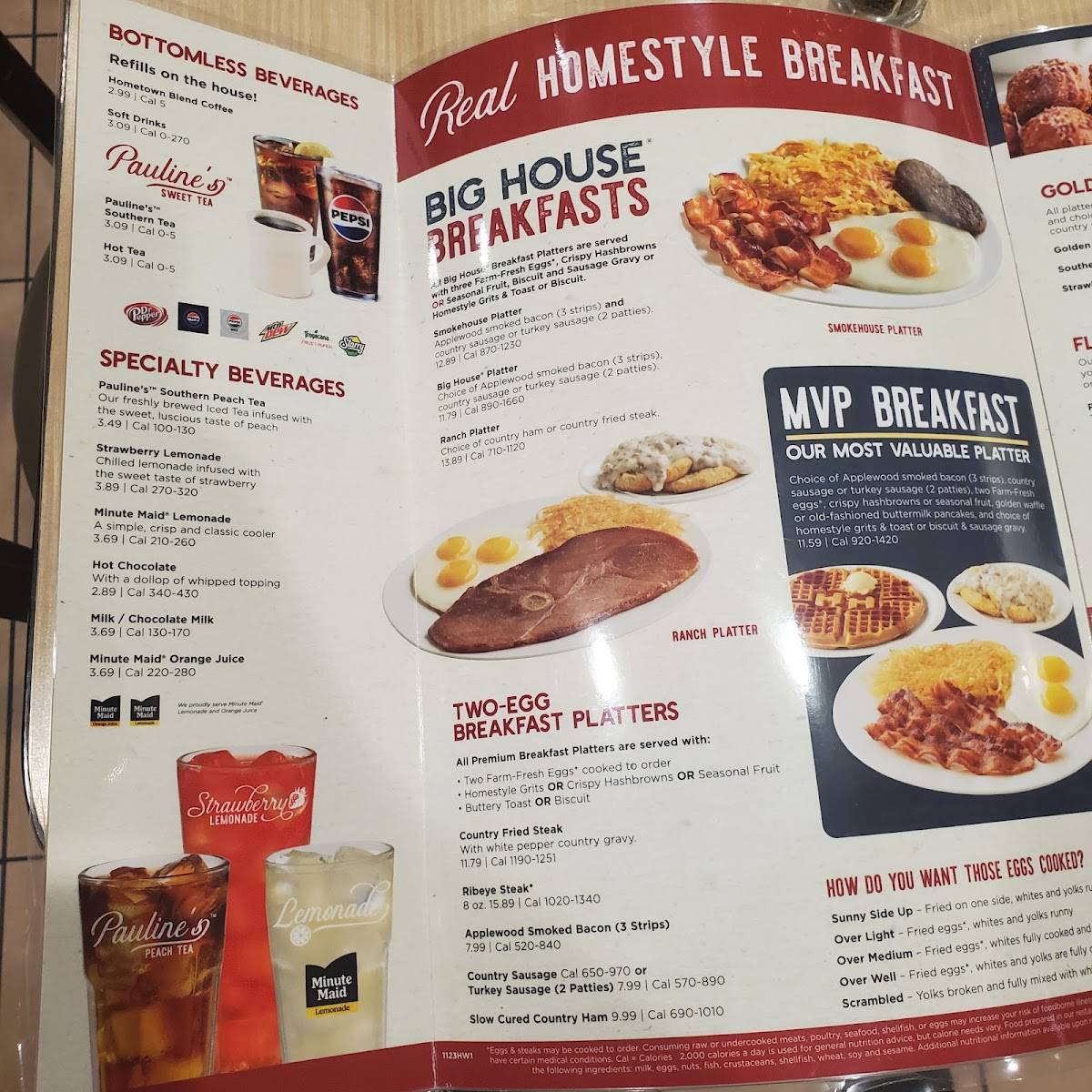 Huddle House меню