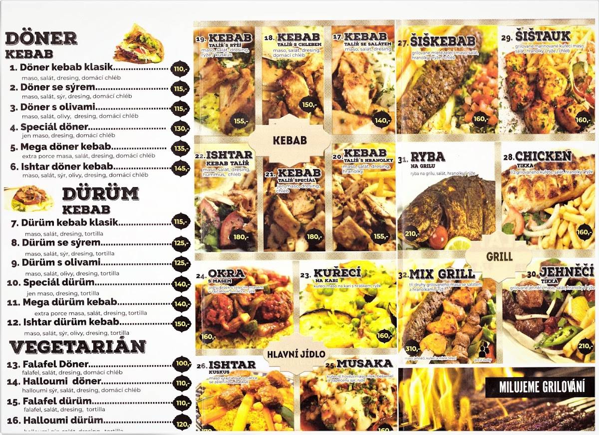 IŠTAR FAST FOOD меню
