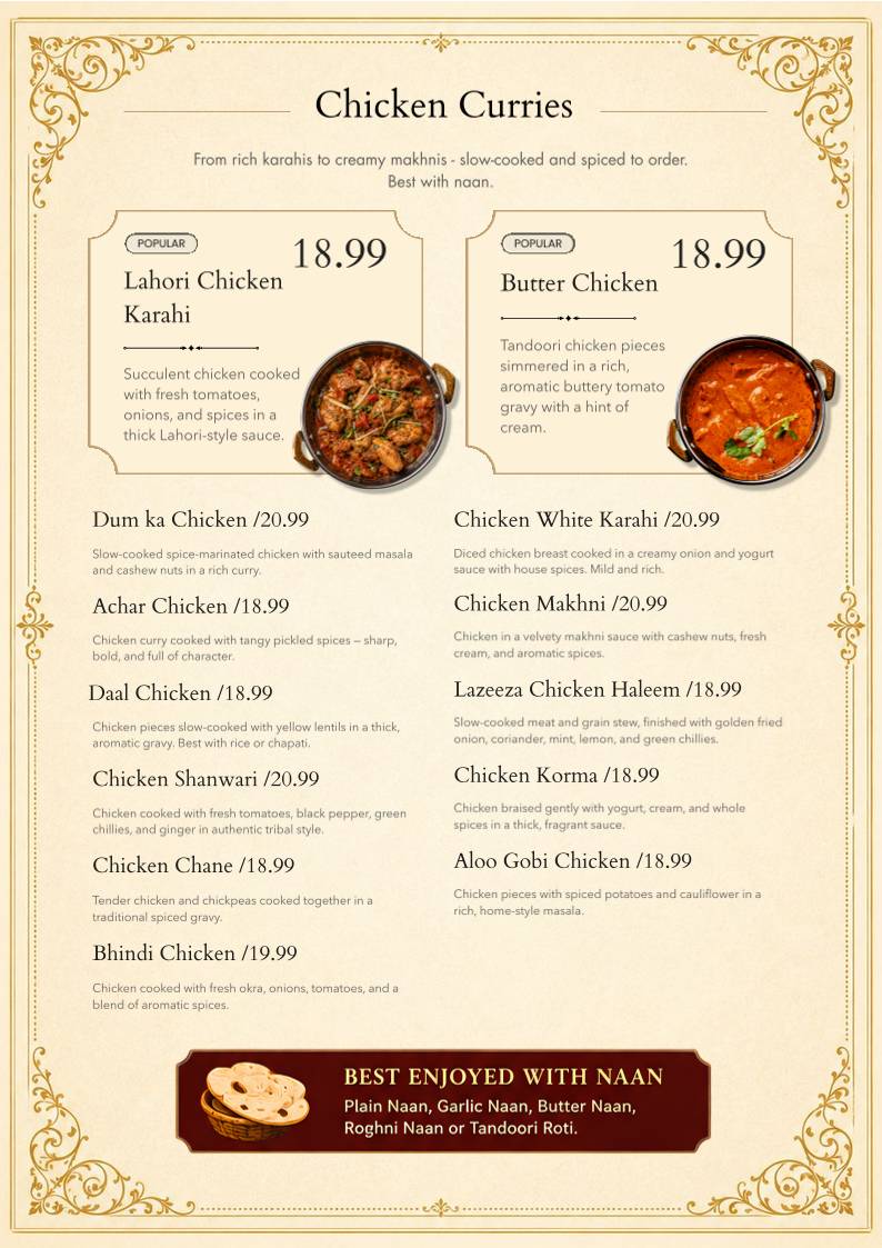 Lazeeza Restaurant меню