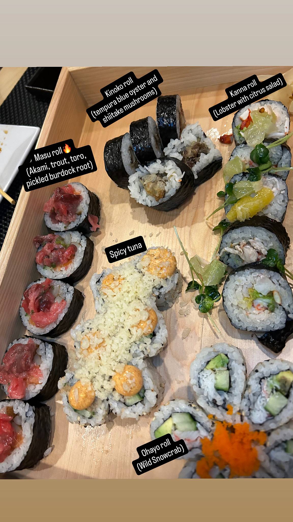MASU меню