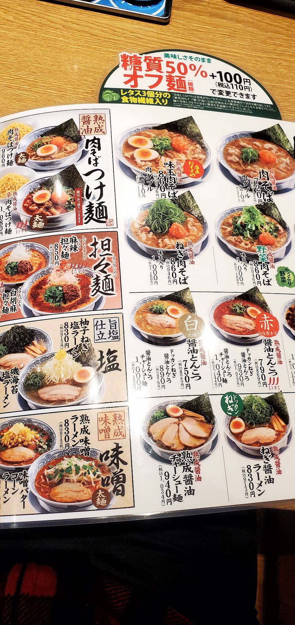 Marugen Ramen меню
