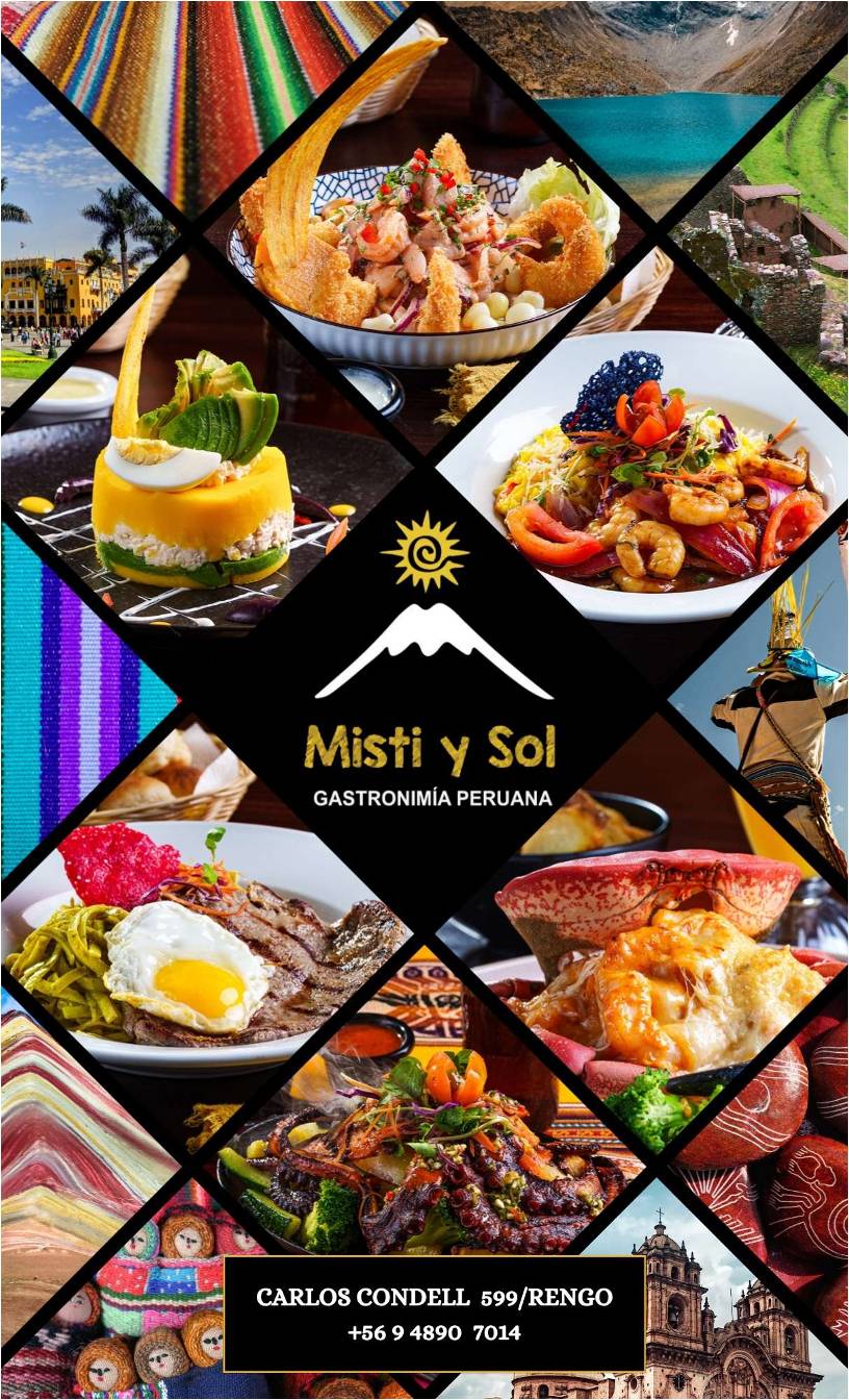 Misti y Sol - Gastronomía Peruana меню