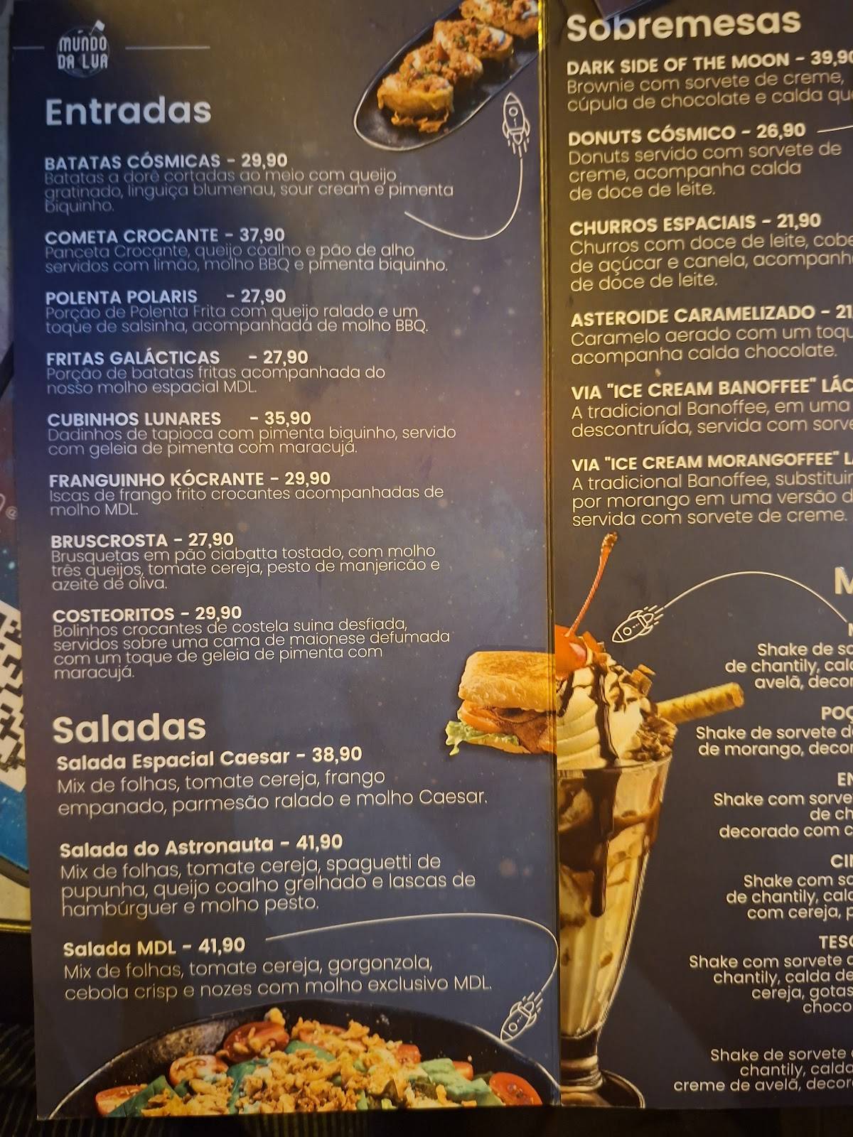 Mundo da Lua меню