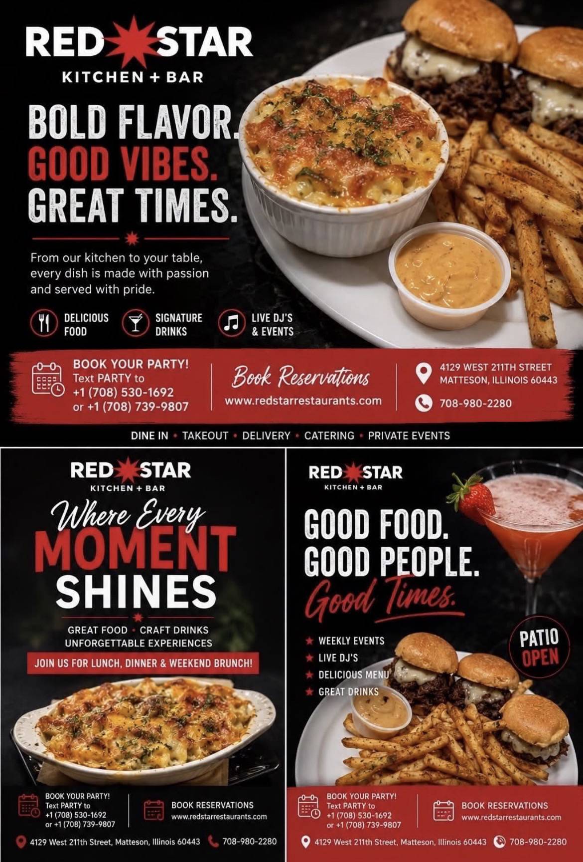 Red Star Kitchen + Bar меню