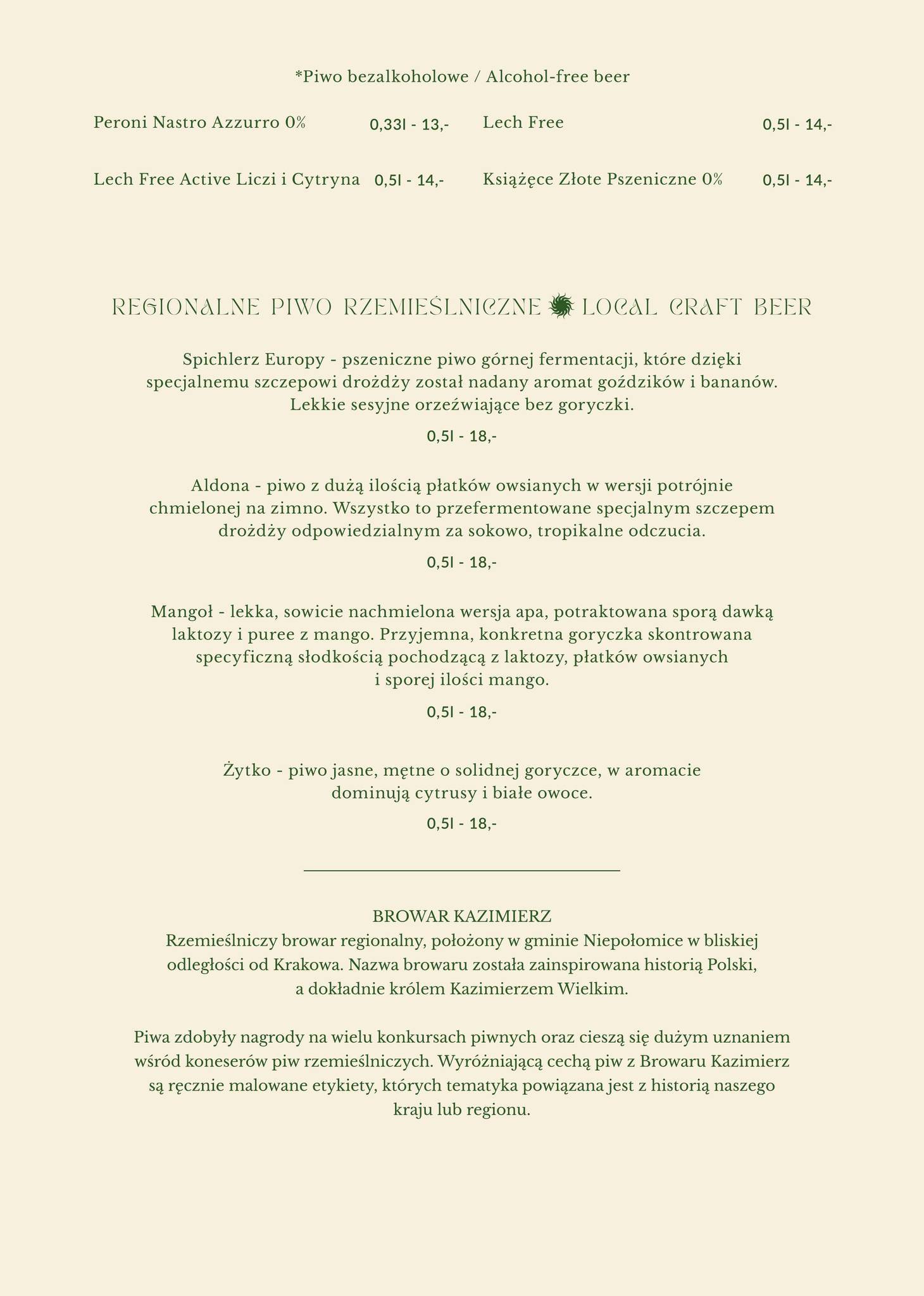 Pizzeria Radość меню