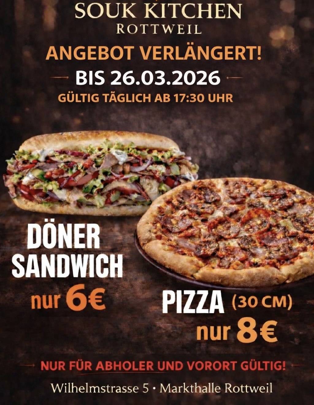 Souk Kitchen Rottweil меню