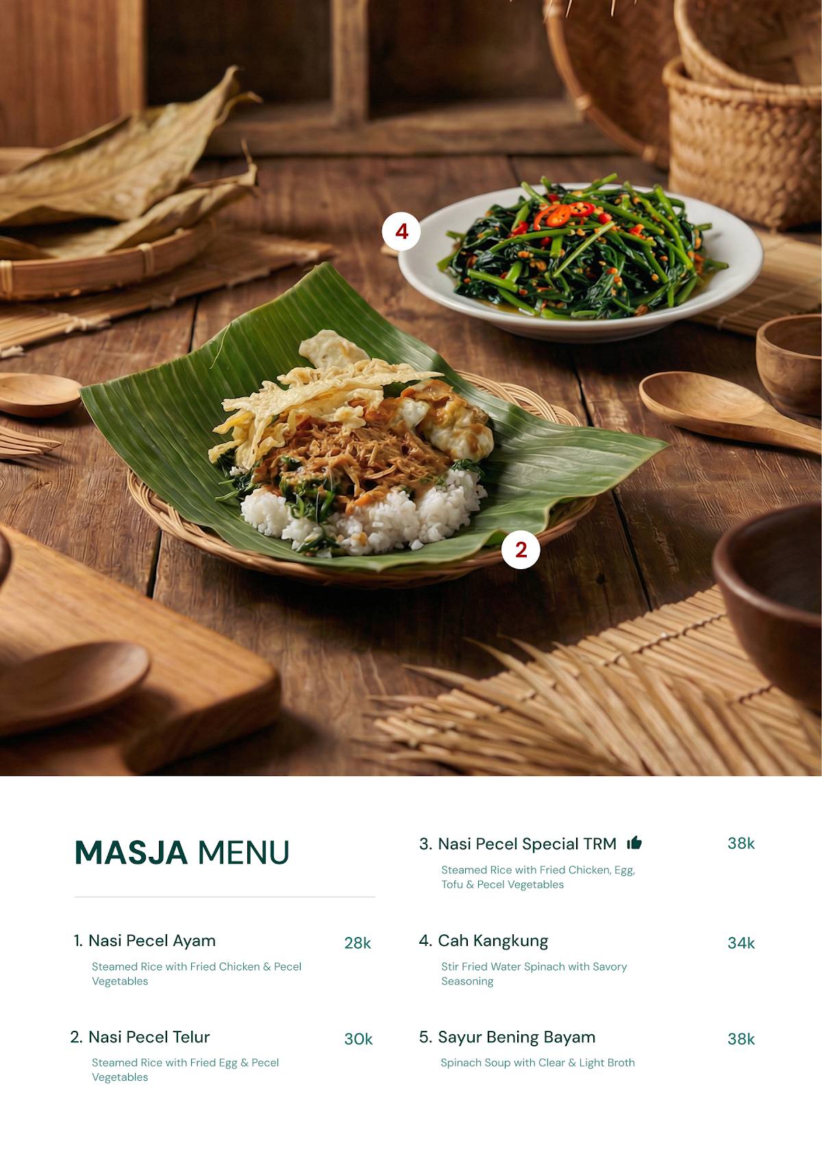 TAMAN RATU MAULIDYA меню