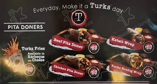 Turks меню