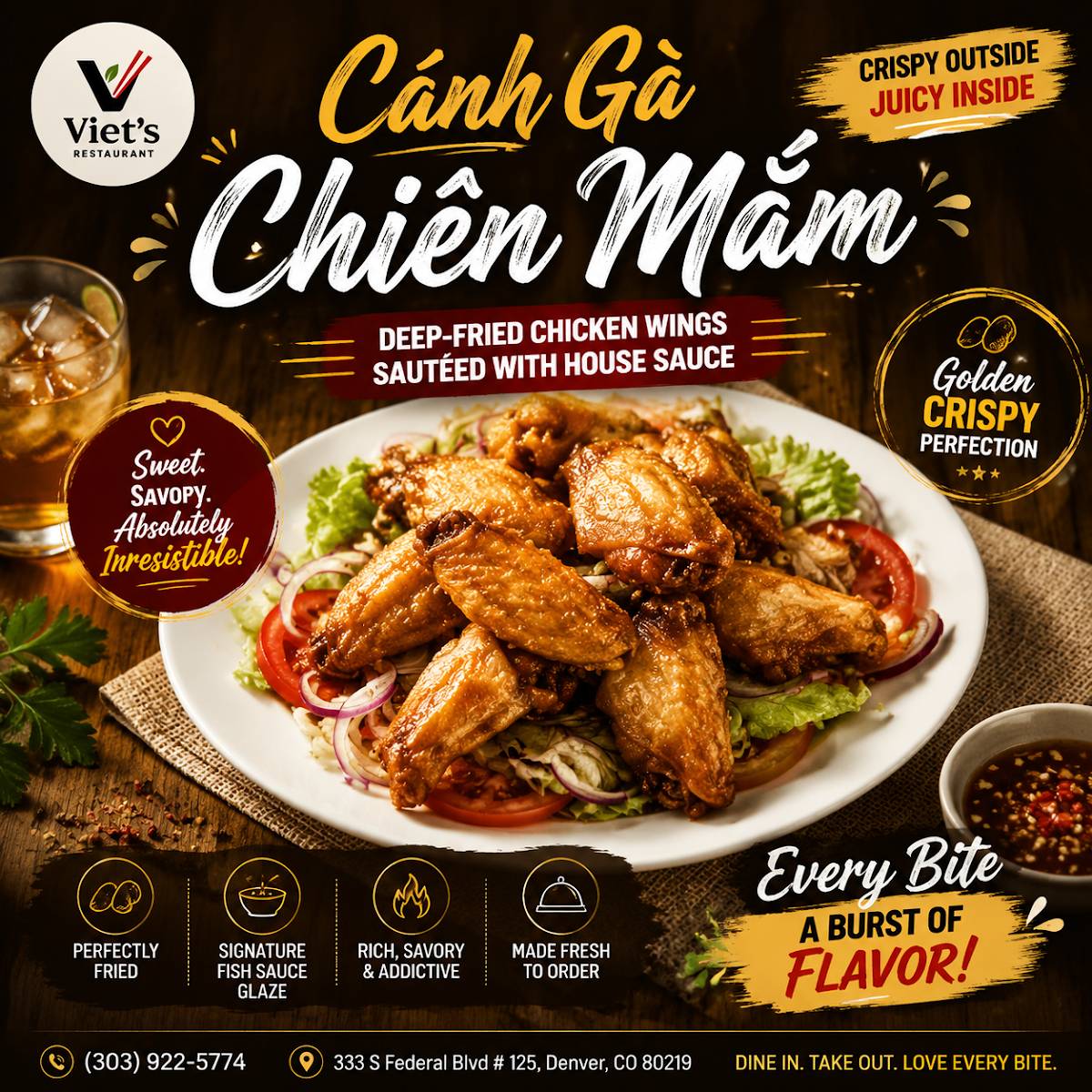 Viet's Restaurant меню