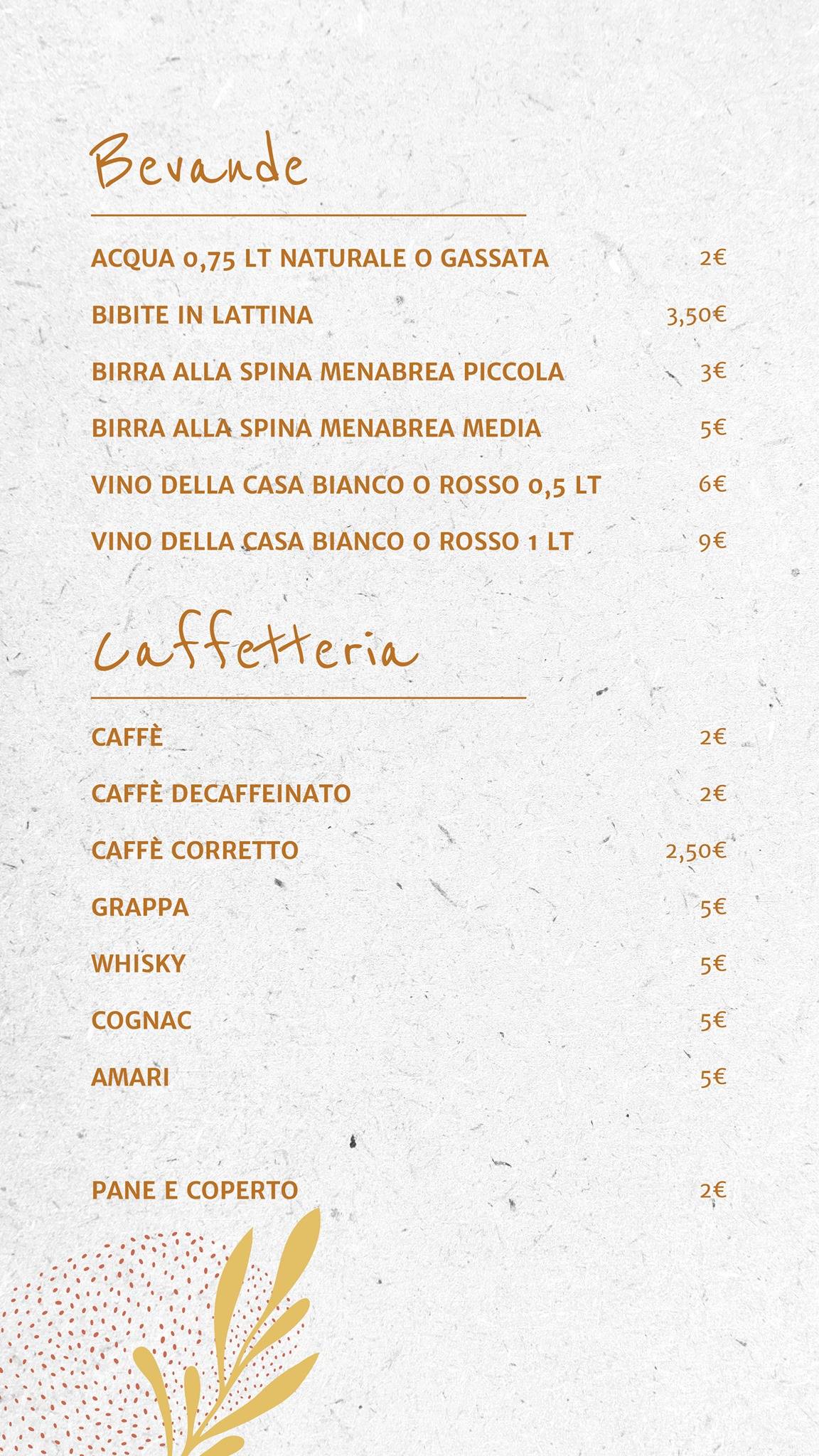 Weekend Ristorante Pizzeria меню