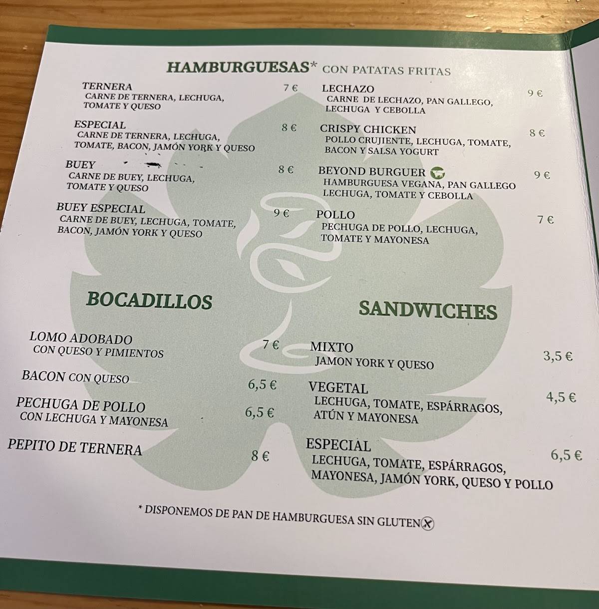 Restaurante La Viña de Rueda меню