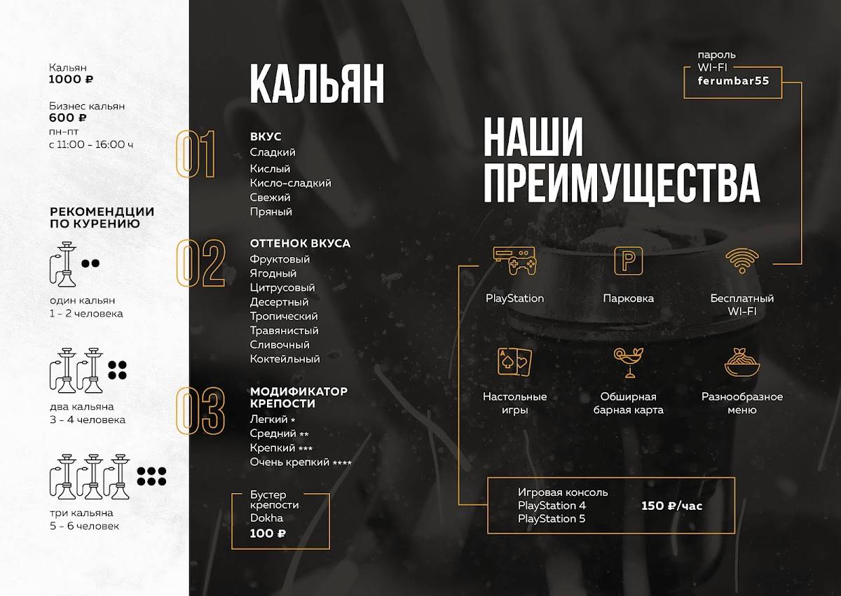 Ферум меню