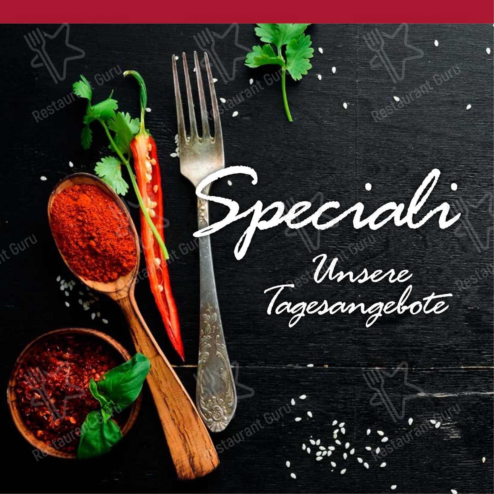 菜单 пиццерии Ristorante Guido Sasso