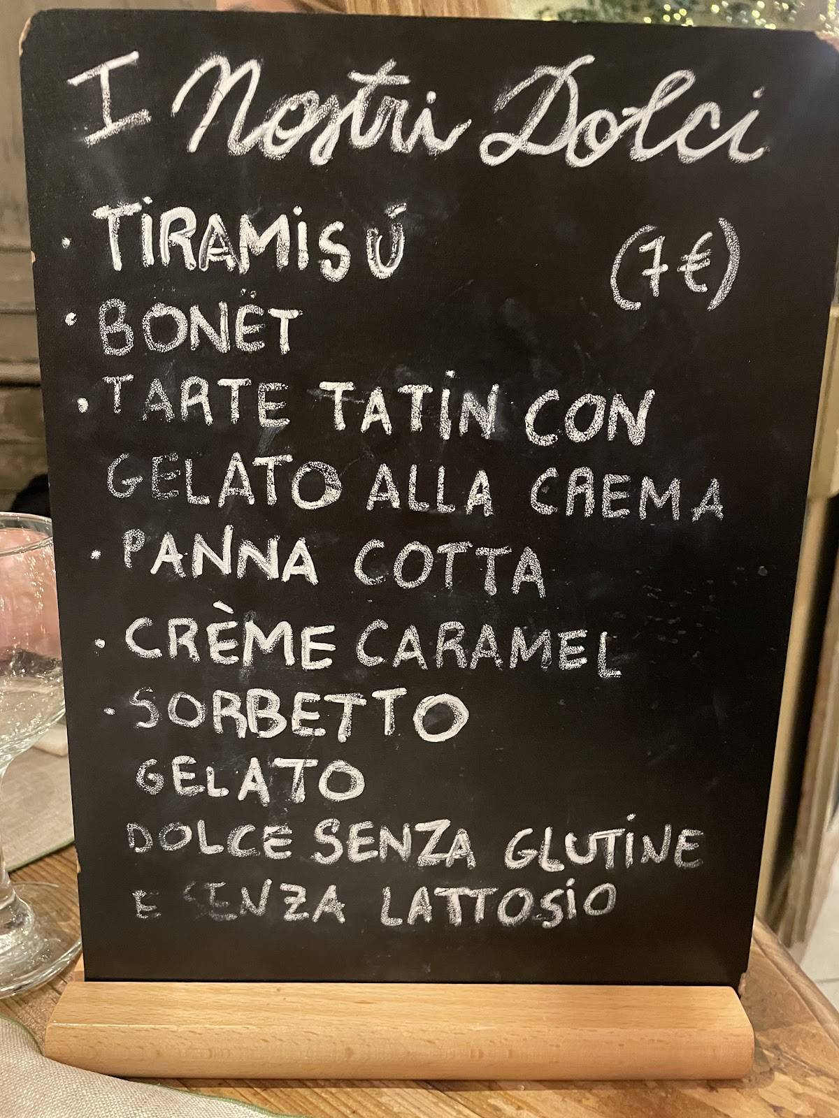 Ristorante Urbani меню