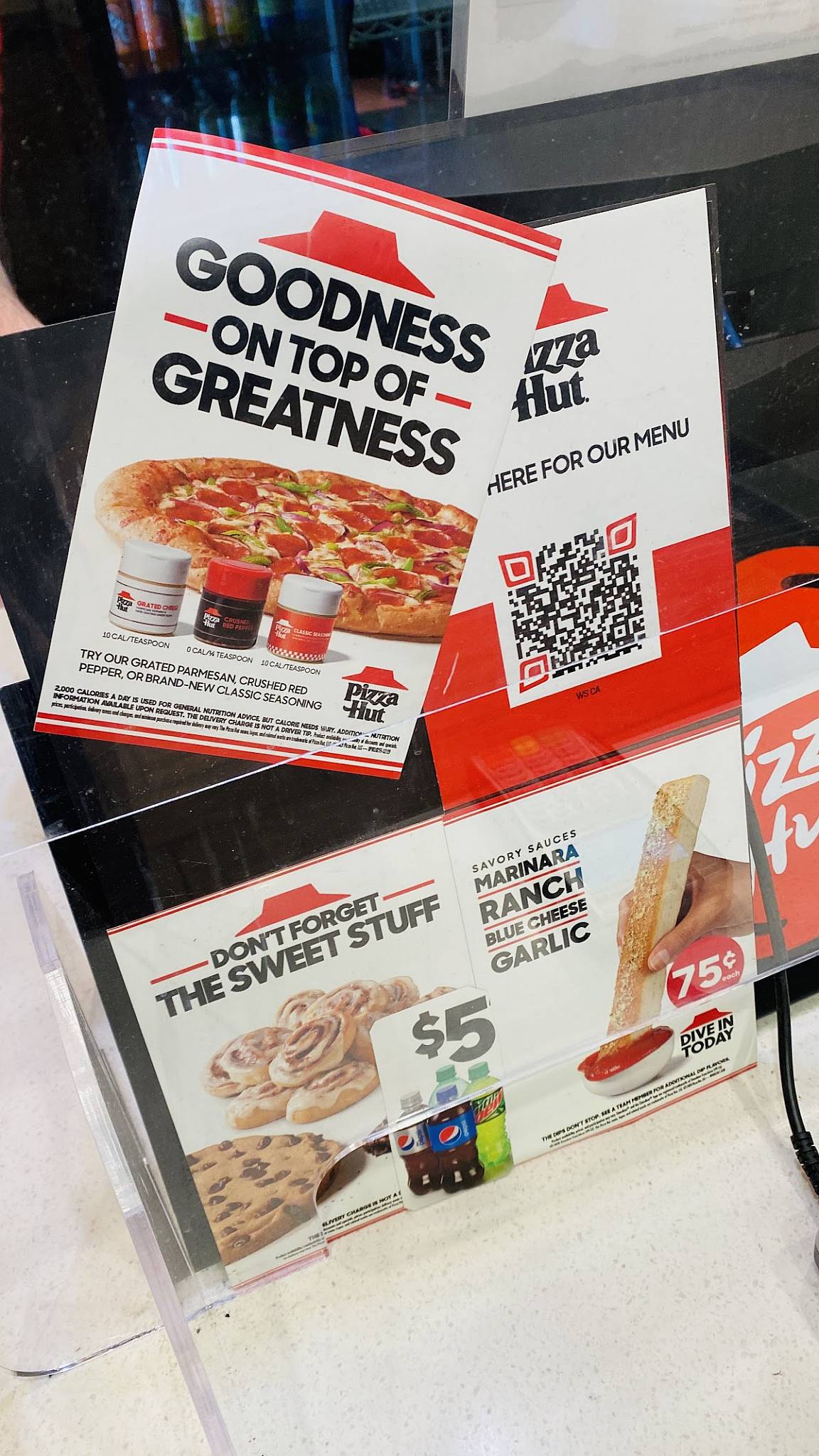Pizza Hut меню