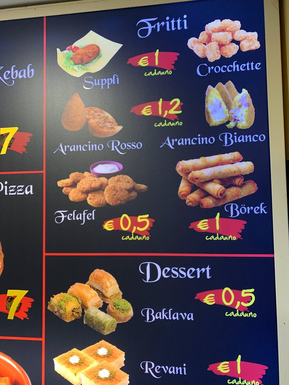 Istanbul kebab pizza bar меню