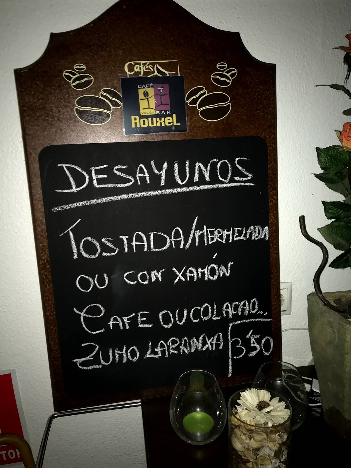 Rouxel. Cafe Bar меню