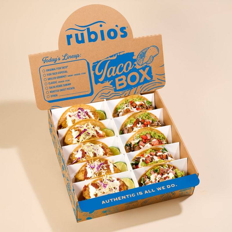 Rubio's Coastal Grill меню