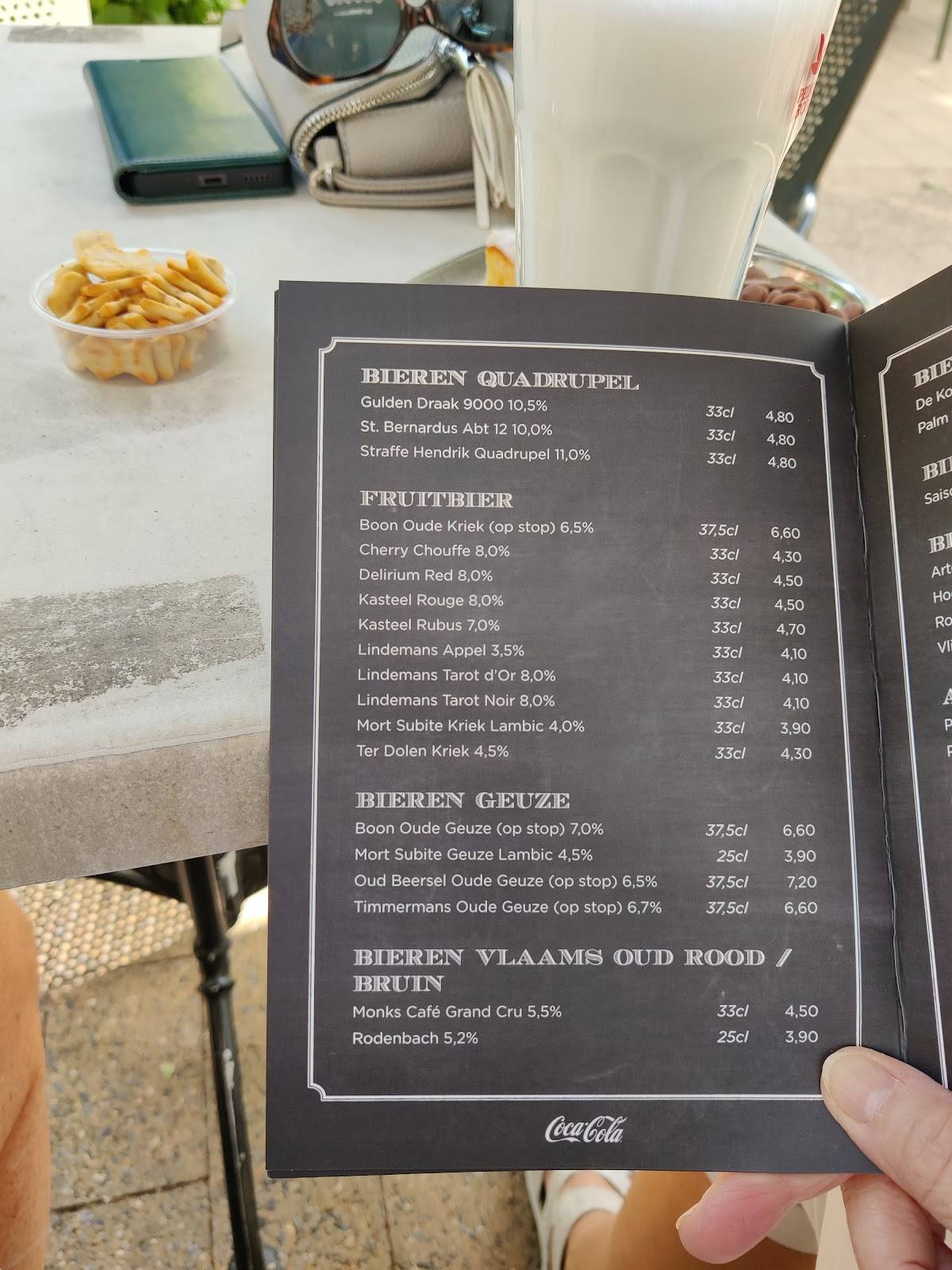 Run Inn fiets- & biercafé меню