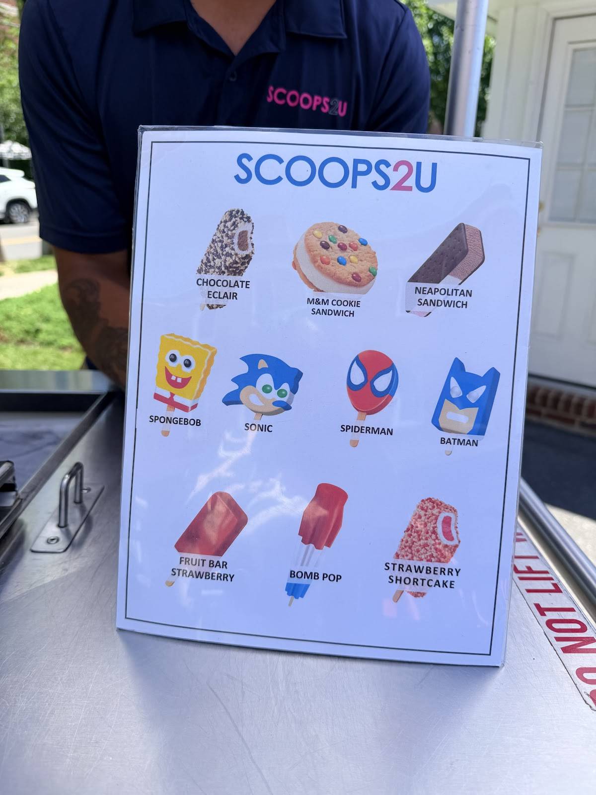 SCOOPS2U меню